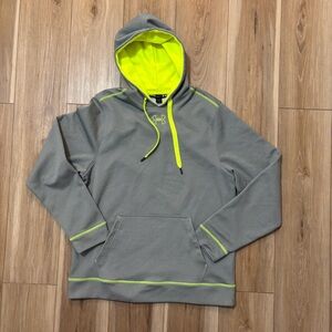 Under Armour Gray Hoodie with Bright Yellow Highlights
